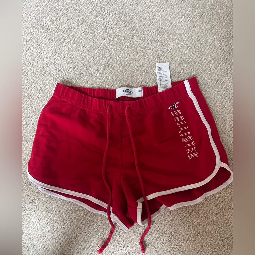 Hollister Women's Red Shorts